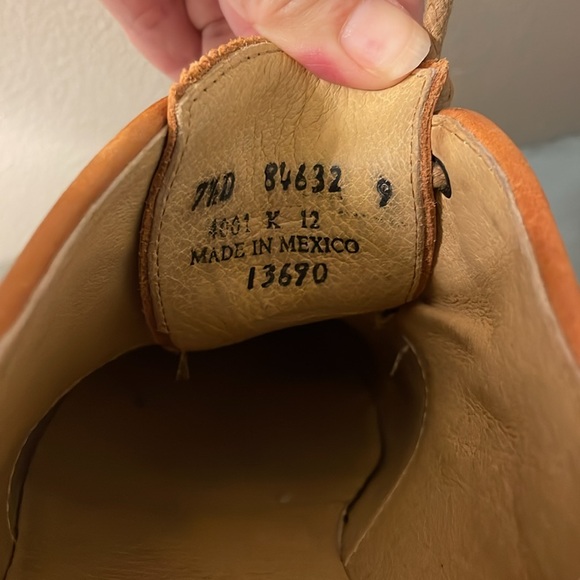 The Frye Company John Atoye Oxford wingtips in British tan. Size 71/4 D men’s - Picture 8 of 8